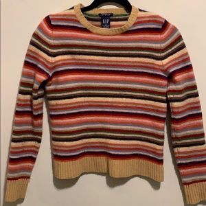 Gap multi color medium size sweater